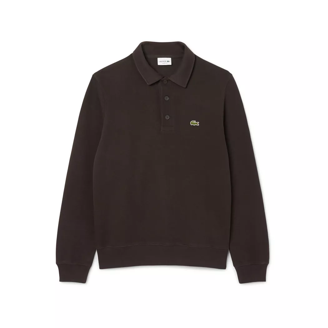 Lacoste - Poloshirt, langarm, für Herren, Dunkelbraun, Größe XL (T6)