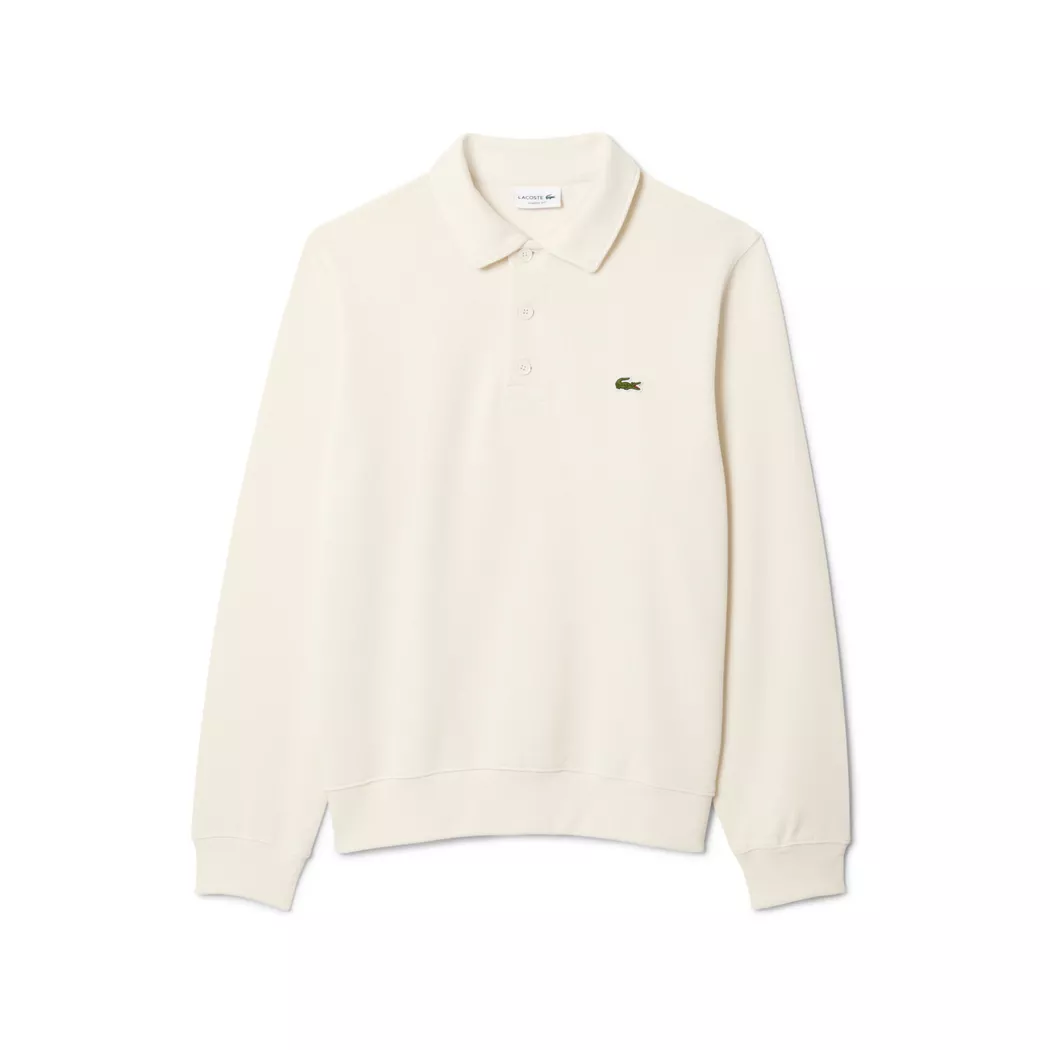Lacoste - Poloshirt, langarm, für Herren, Ecru, Größe XL (T6)