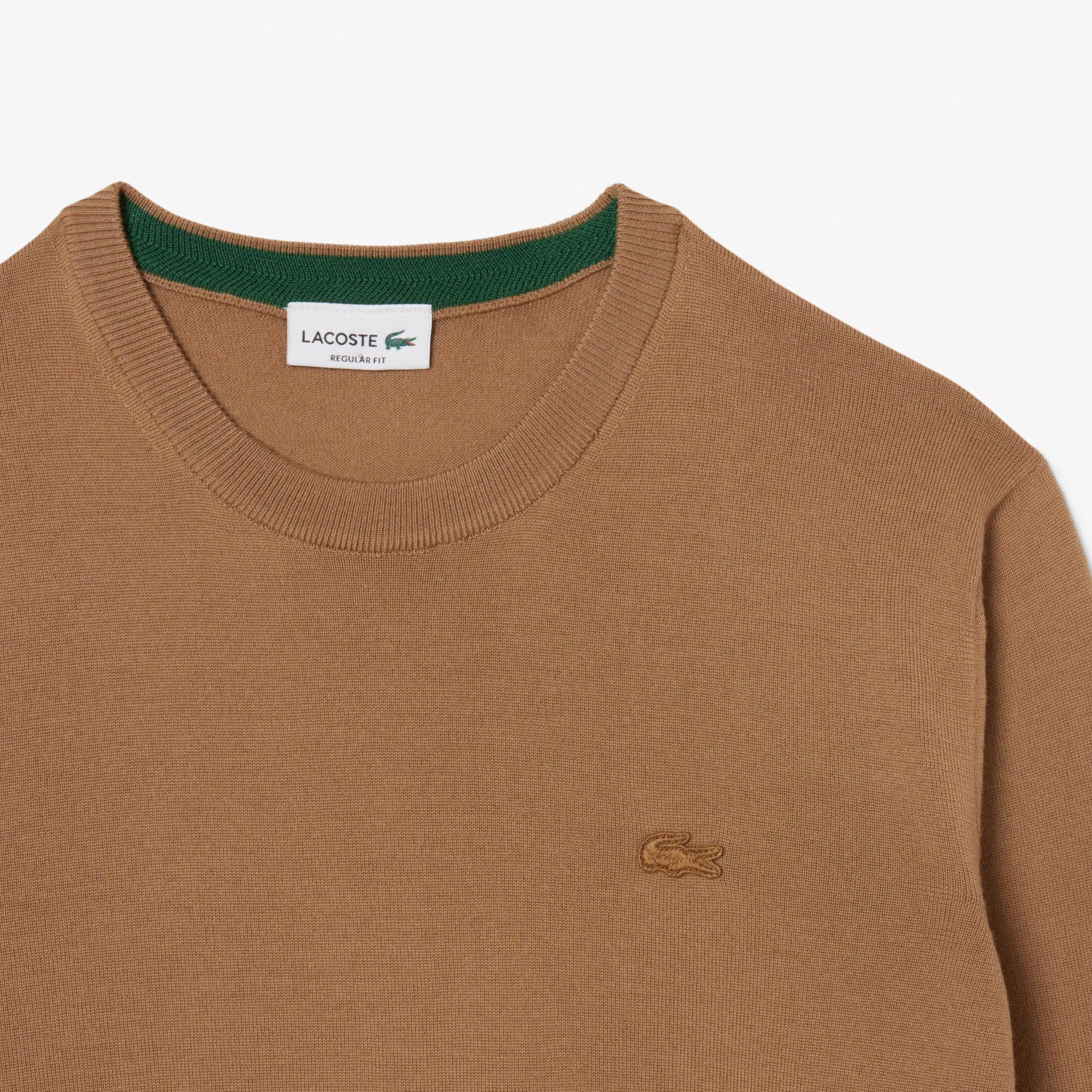 LACOSTE Merinowolle Rundhals Pullover  