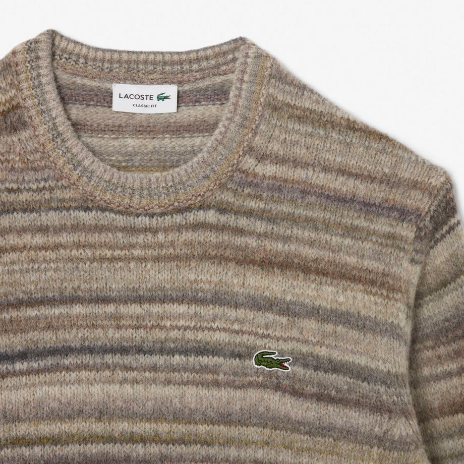 LACOSTE Gestreiftes Langarm Poloshirt  