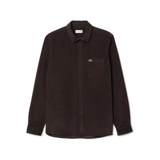 LACOSTE Chemise Manches Longues en Velours Côtelé  