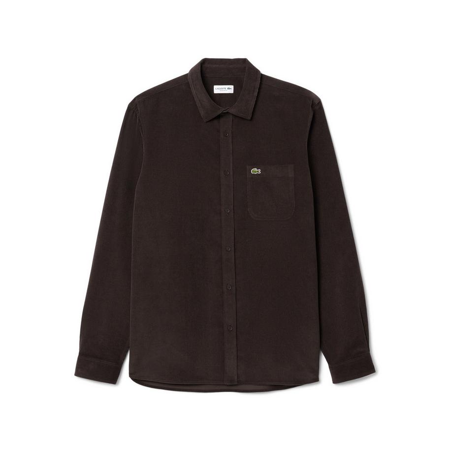 LACOSTE Cord Hemd Langarm  
