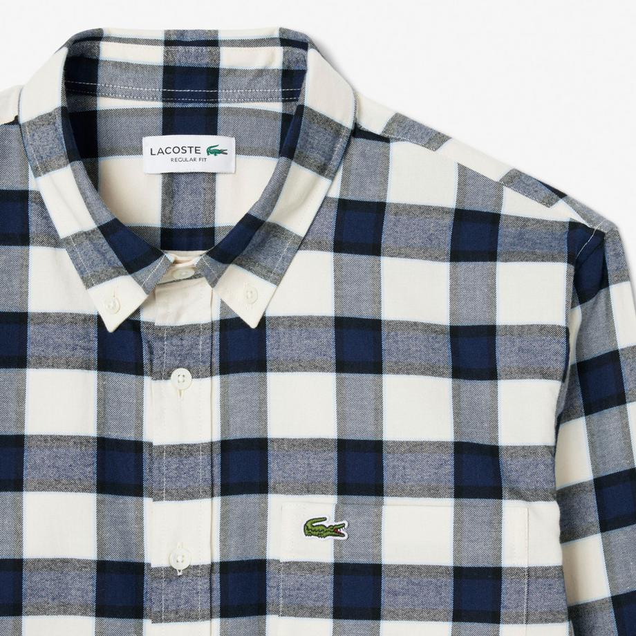 LACOSTE Kariertes Regular Fit Hemd  