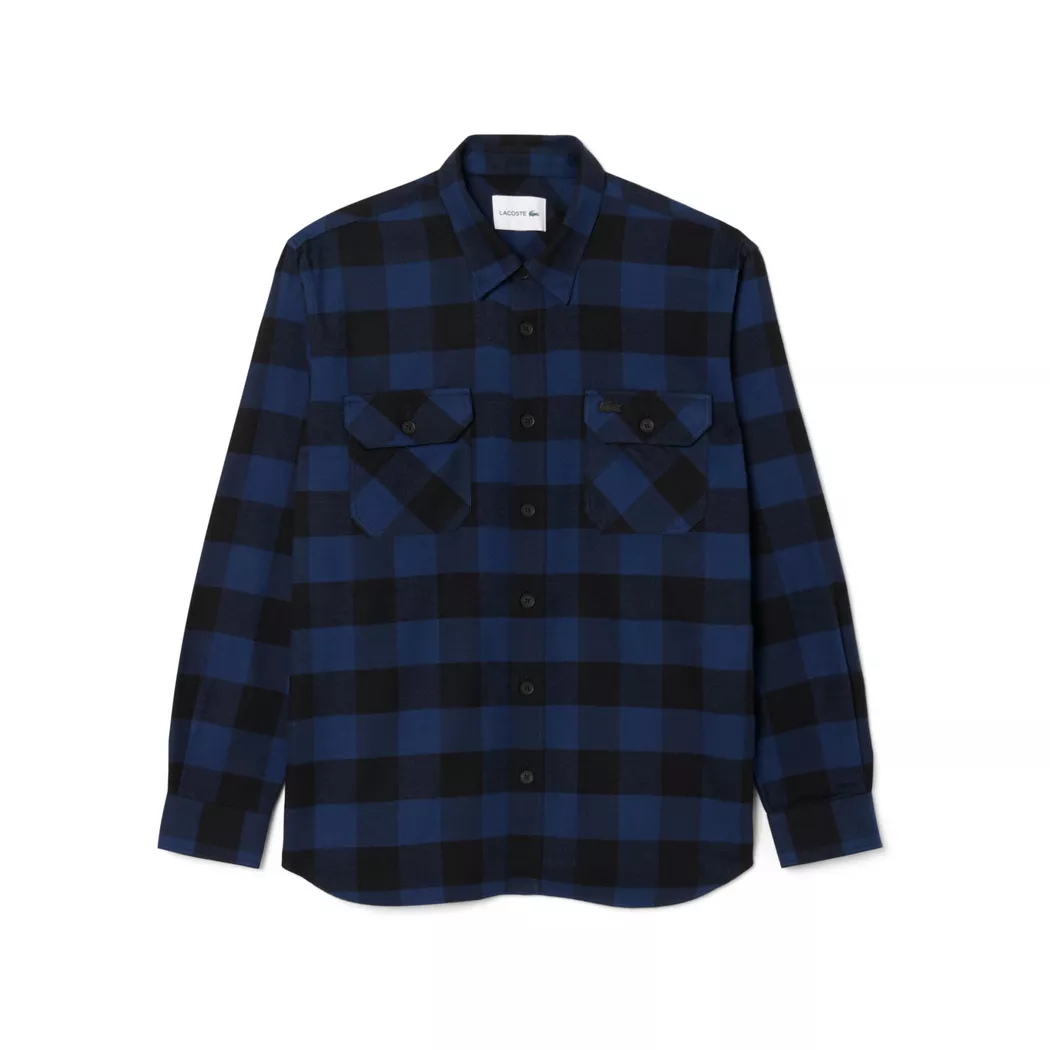 Lacoste - Hemd, für Herren, Multicolor, Größe 43 4