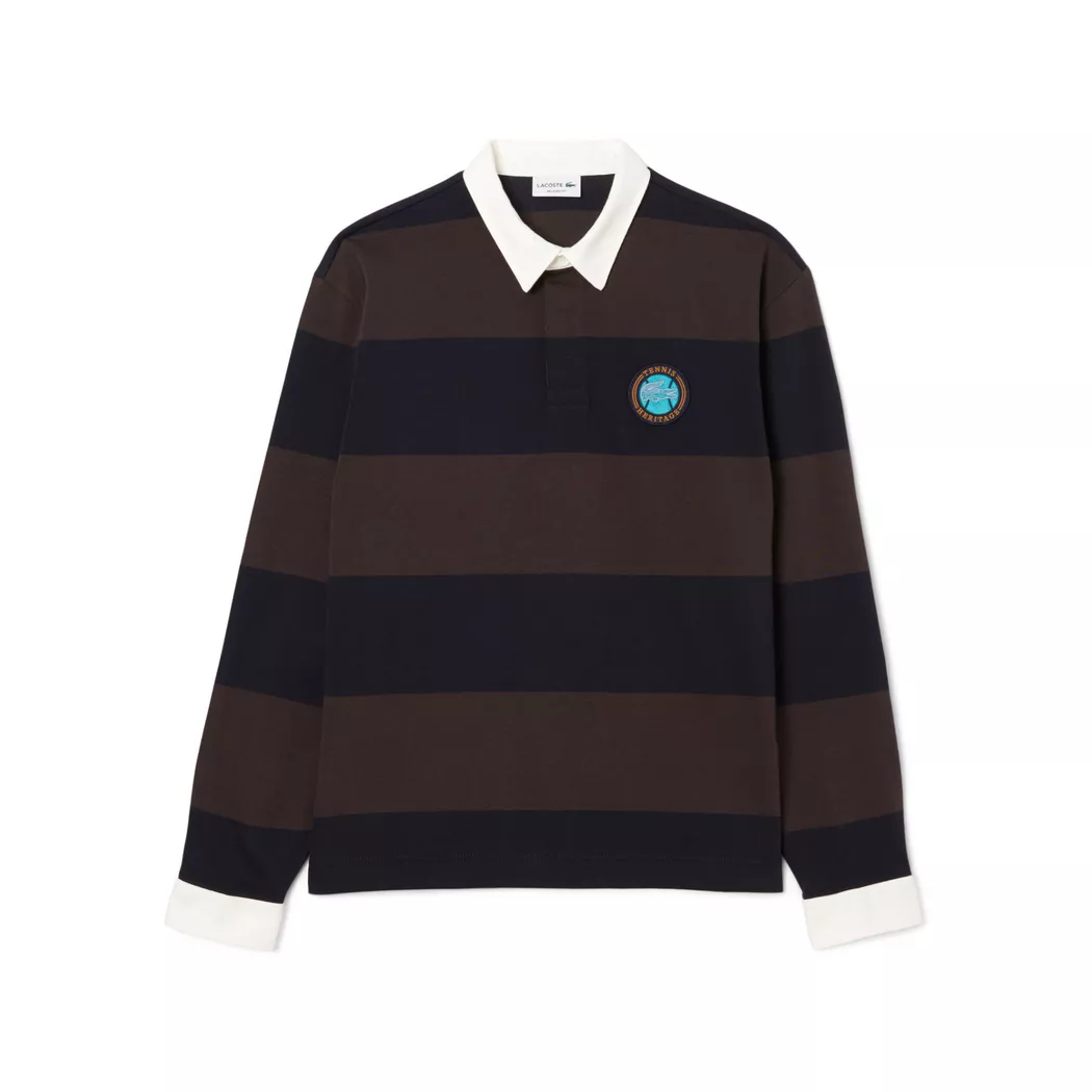 Lacoste - Poloshirt, langarm, für Herren, Multicolor, Größe XXL (T7)