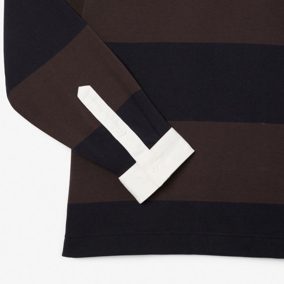 LACOSTE Polo Manches Longues Rayé  