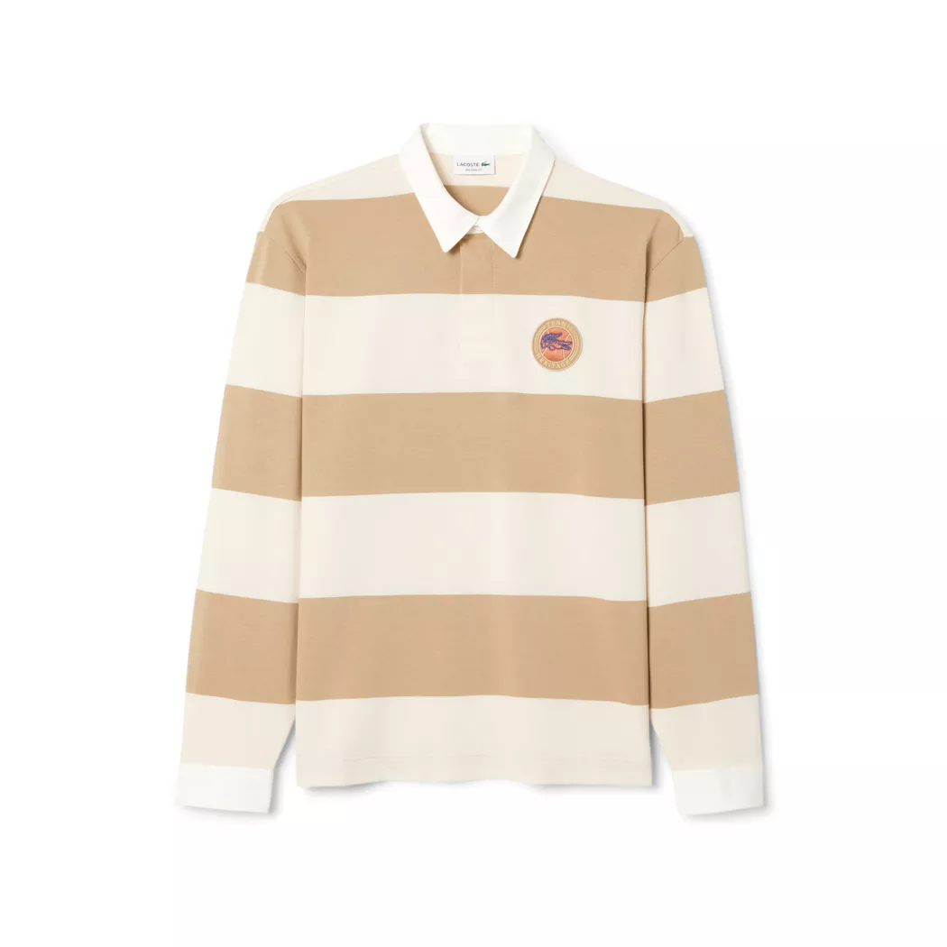 Lacoste - Poloshirt, langarm, für Herren, Multicolor, Größe M (T4)