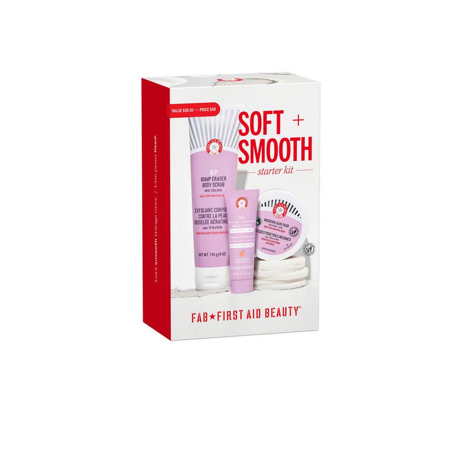 FIRST AID BEAUTY  Soft + Smooth Starter Kit - Kit pelle morbida e levigata 