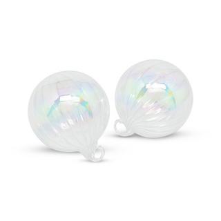 Manor Kit de décorations d'arbres de Noël Glas Rillenkugel Box à 6 Stück  Ø 8 cm 