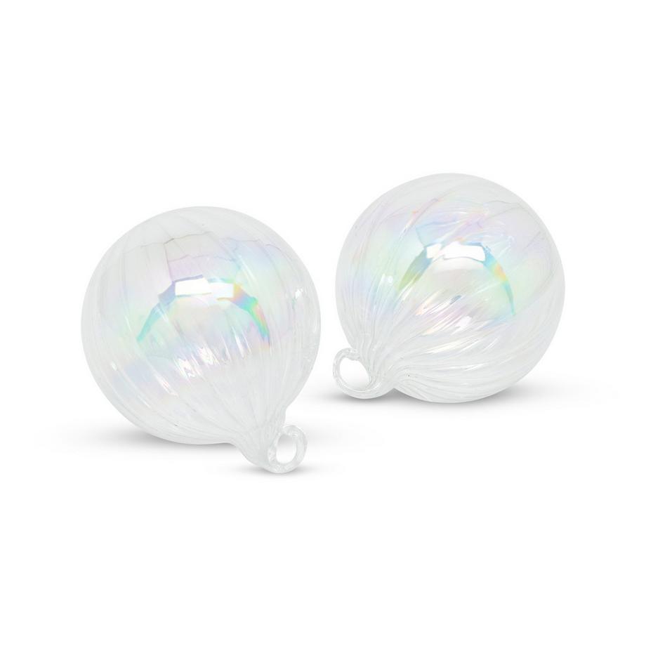 Manor Set di decorazione per l'albero di Natale Glas Rillenkugel Box à 6 Stück  Ø 8 cm 