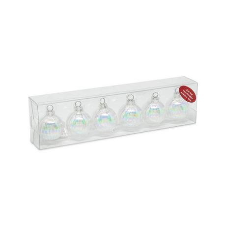 Manor Dekorationsartikel-Set Glas-Kugel Tischkartenhalter Set 
