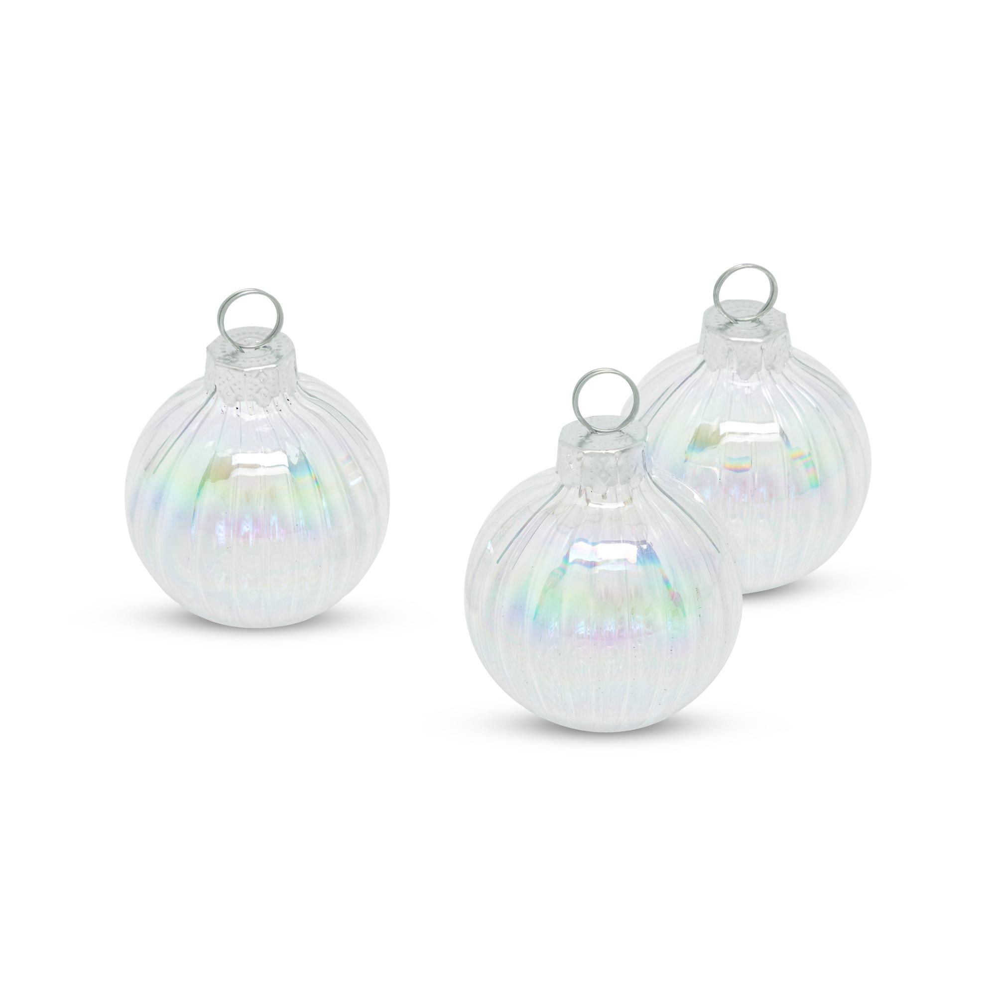 Manor Dekorationsartikel-Set Glas-Kugel Tischkartenhalter Set 