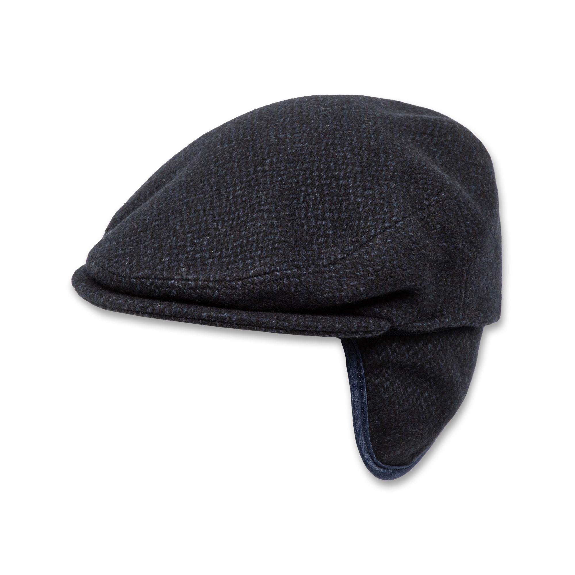 Manor Man Berretto Piatto con Paraorecchie  