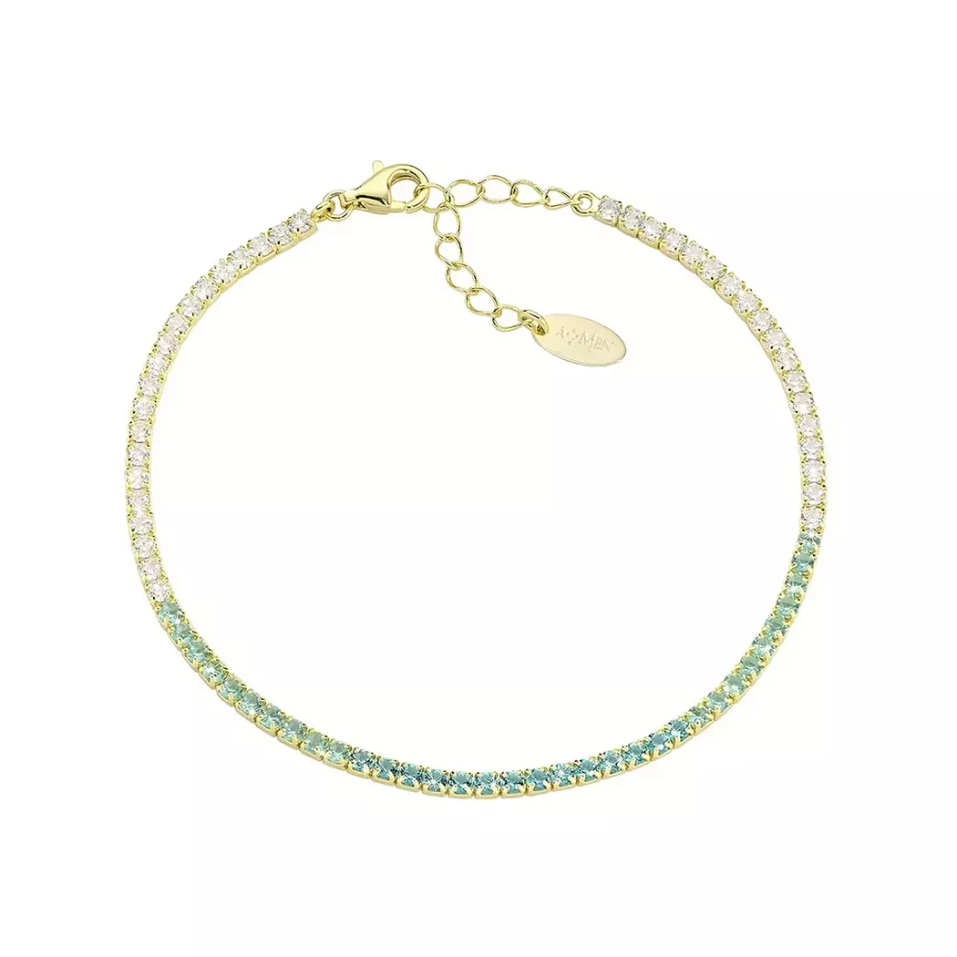 Amen - Armband, Love, 16+3CM, Goldfarben 2