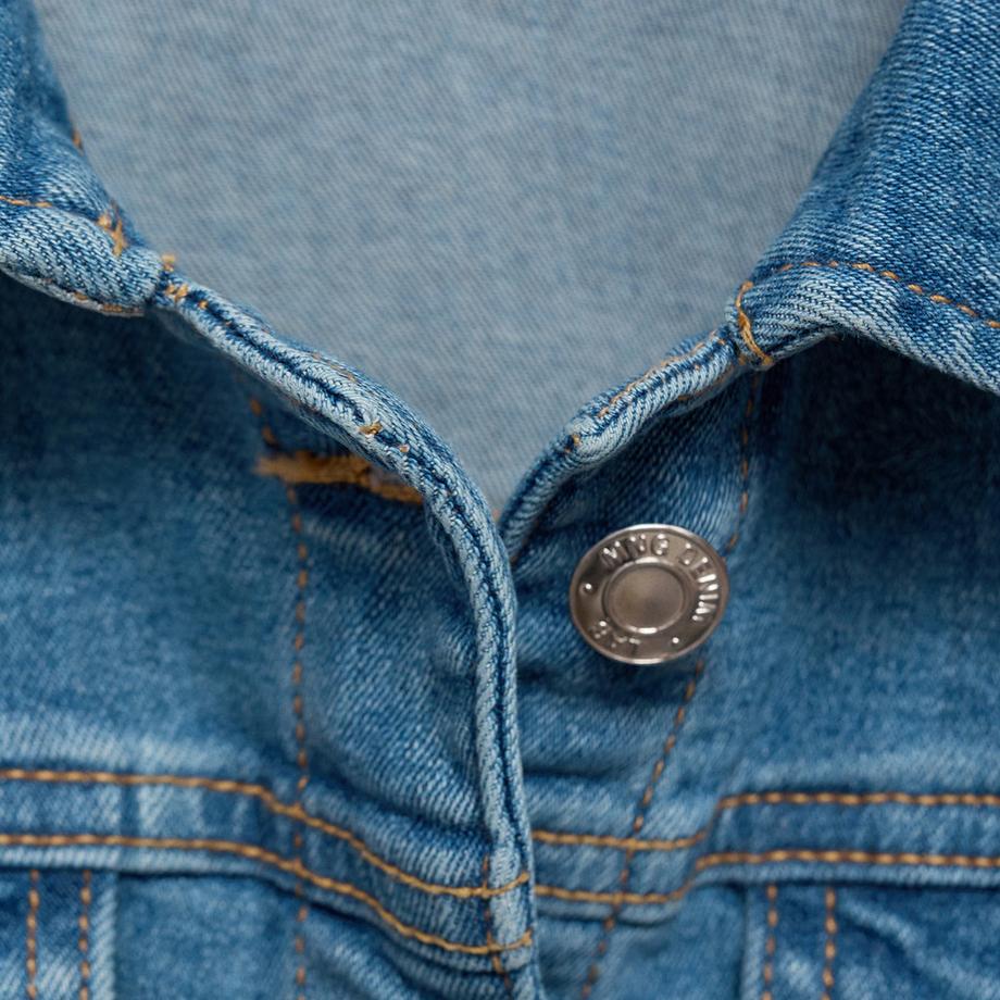 MANGO Kids Giacca in Denim  