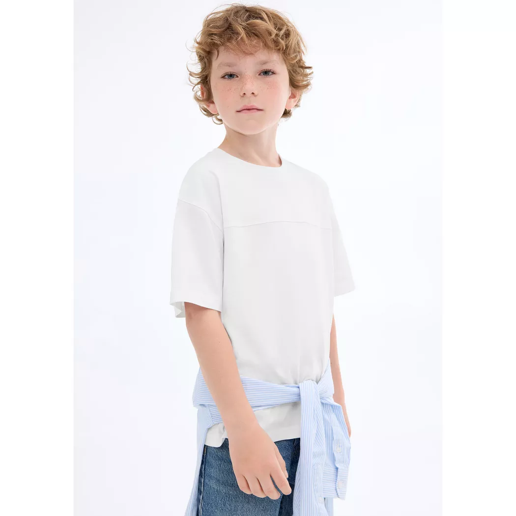 MANGO Kids - T-Shirt, 12A, Weiss