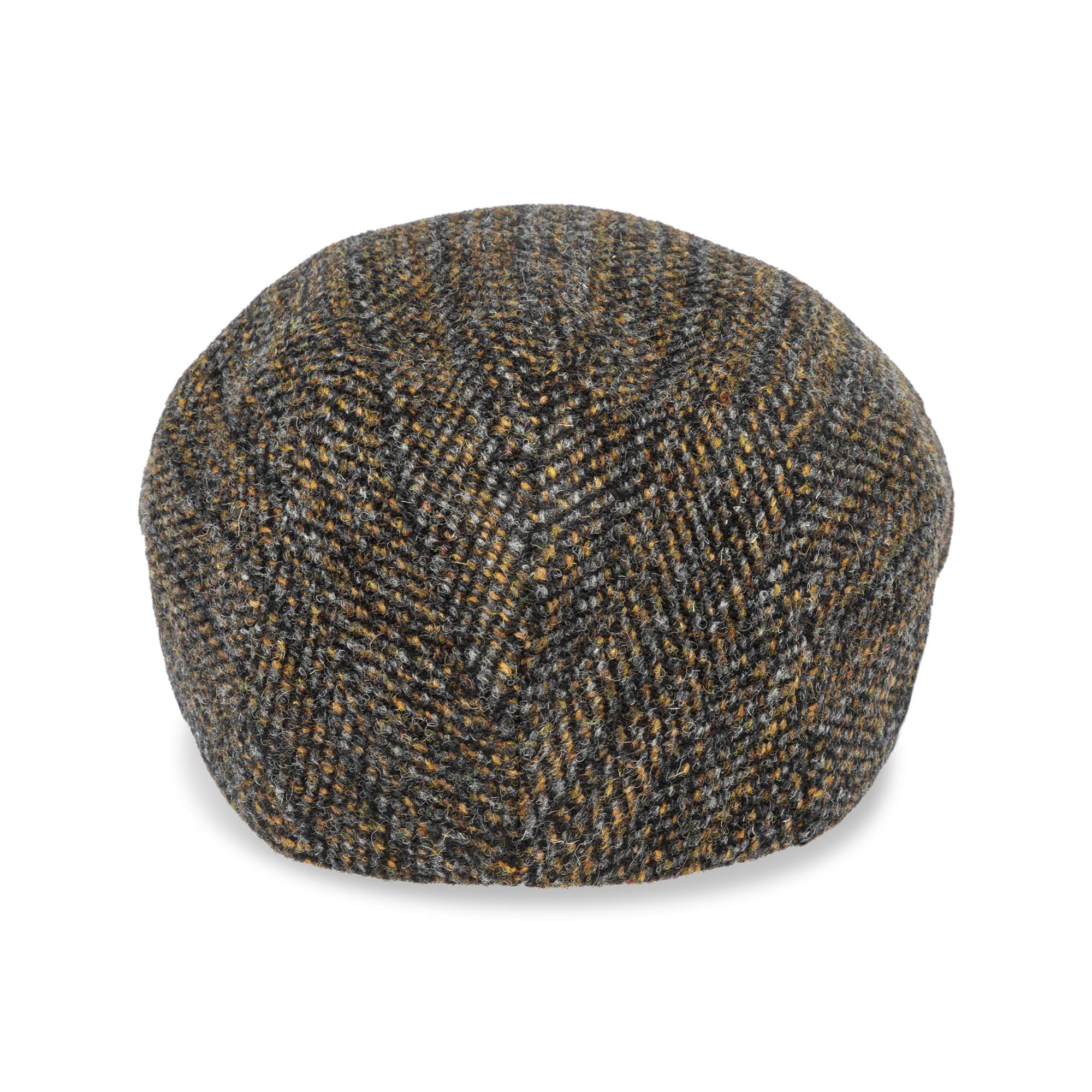 Manor Man Berretto Piatto a Spina di Pesce con Paraorecchie  