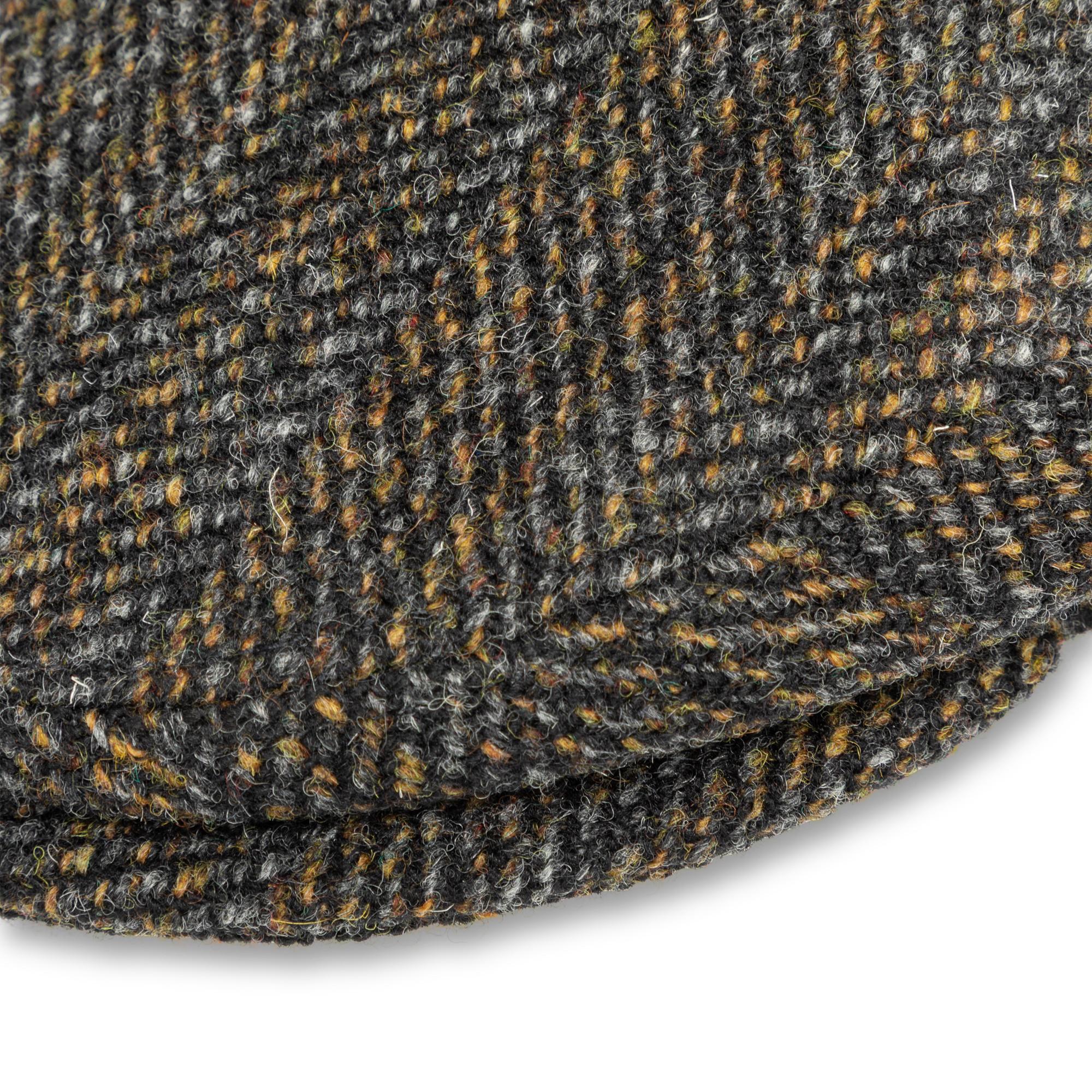 Manor Man Berretto Piatto a Spina di Pesce con Paraorecchie  