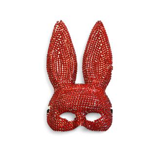 Zoelibat  Halbmaske Glitzer Bunny 