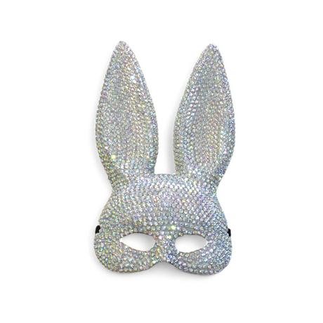 Zoelibat  Halbmaske Glitzer Bunny 
