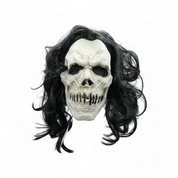 Halloween Maske Latex Hairy Skull