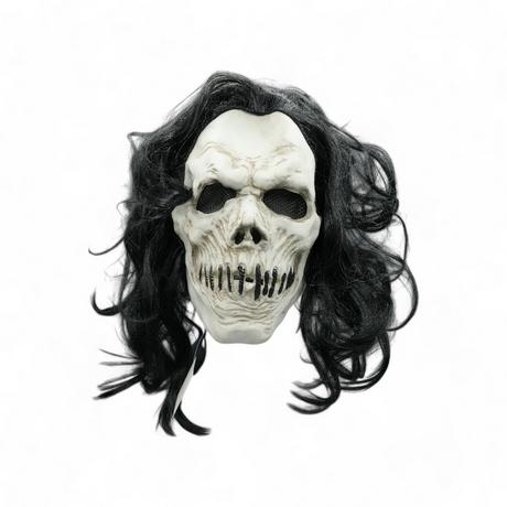 Zoelibat  Halloween Maske Latex Hairy Skull 