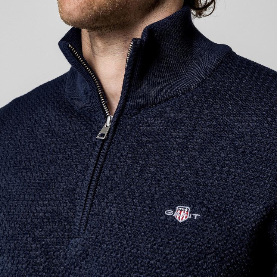 GANT Pullover Half Zip Col Montant  