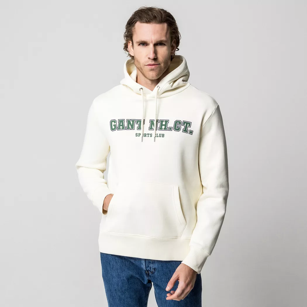 Gant - Sweatshirt, für Herren, Ecru, Größe M