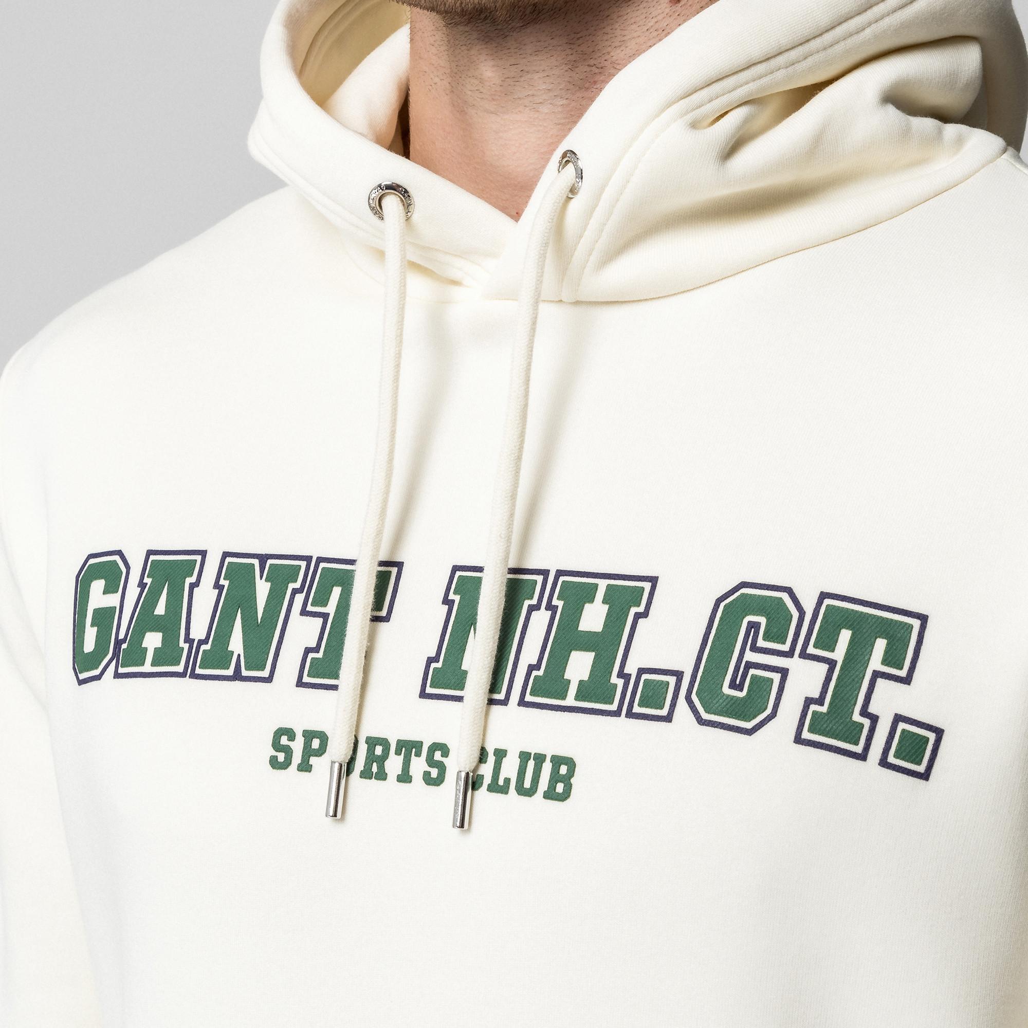 GANT Felpa con Cappuccio Stampa Grafica  