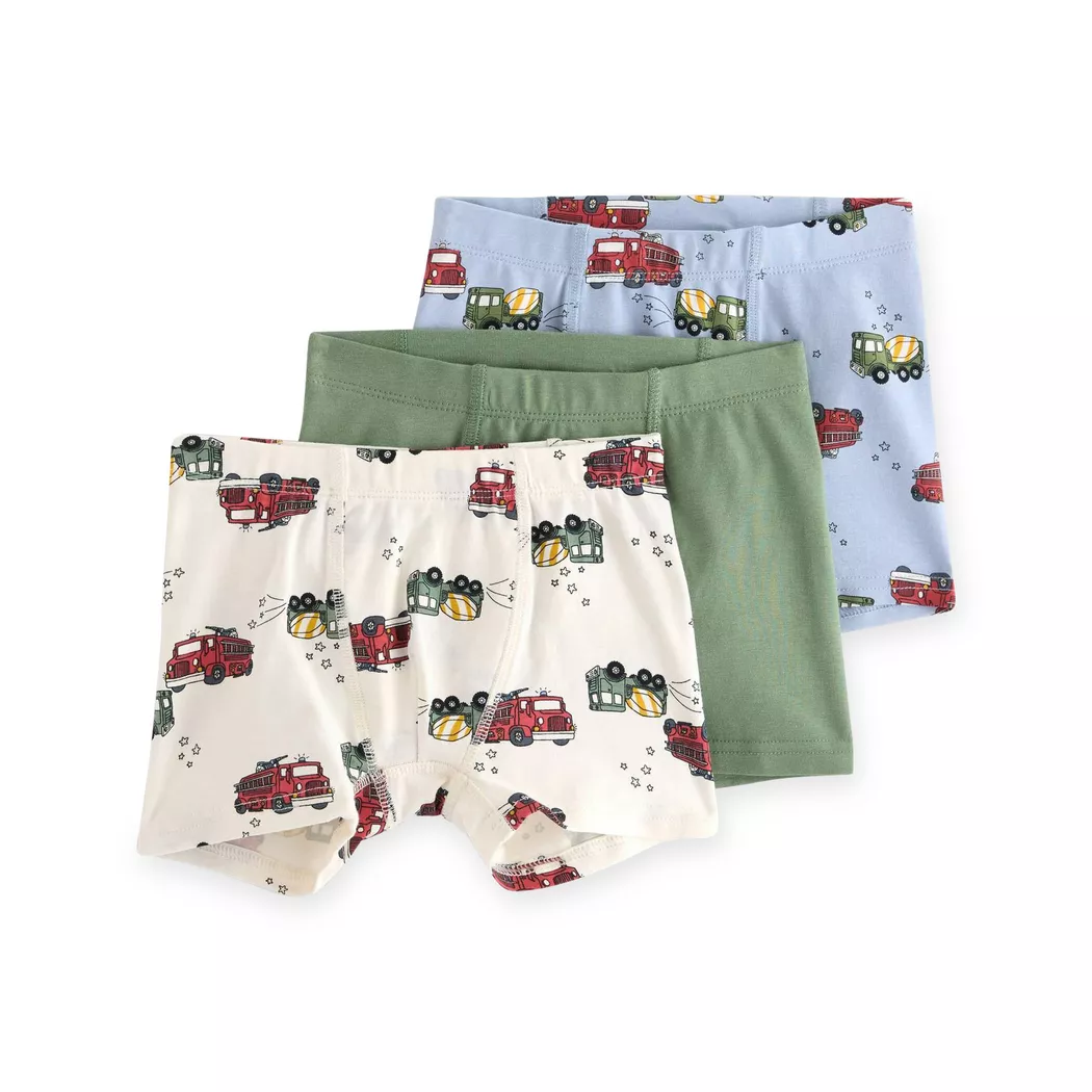 Lindex - Boxershorts, 3er-Pack, 122-128, Weiss