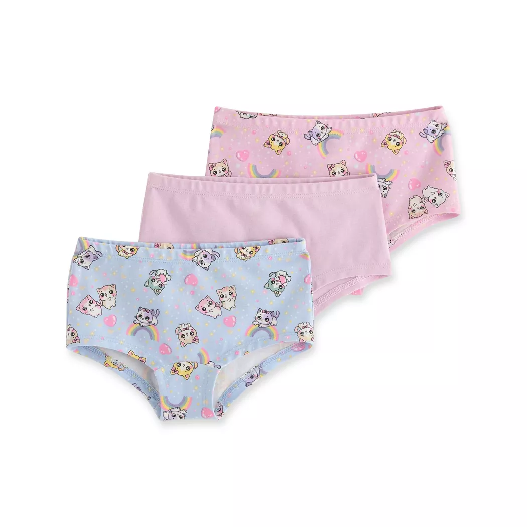 Lindex - Triopack Hipster, 86-92, Pink
