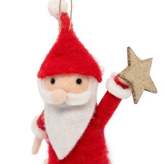 Manor Dekoration Filz Santa 