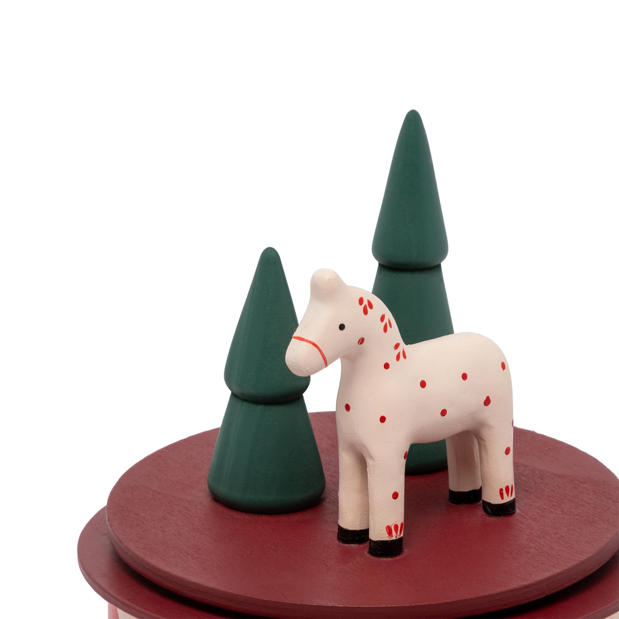 Manor Weihnachtsdekoration Dala Pferd 