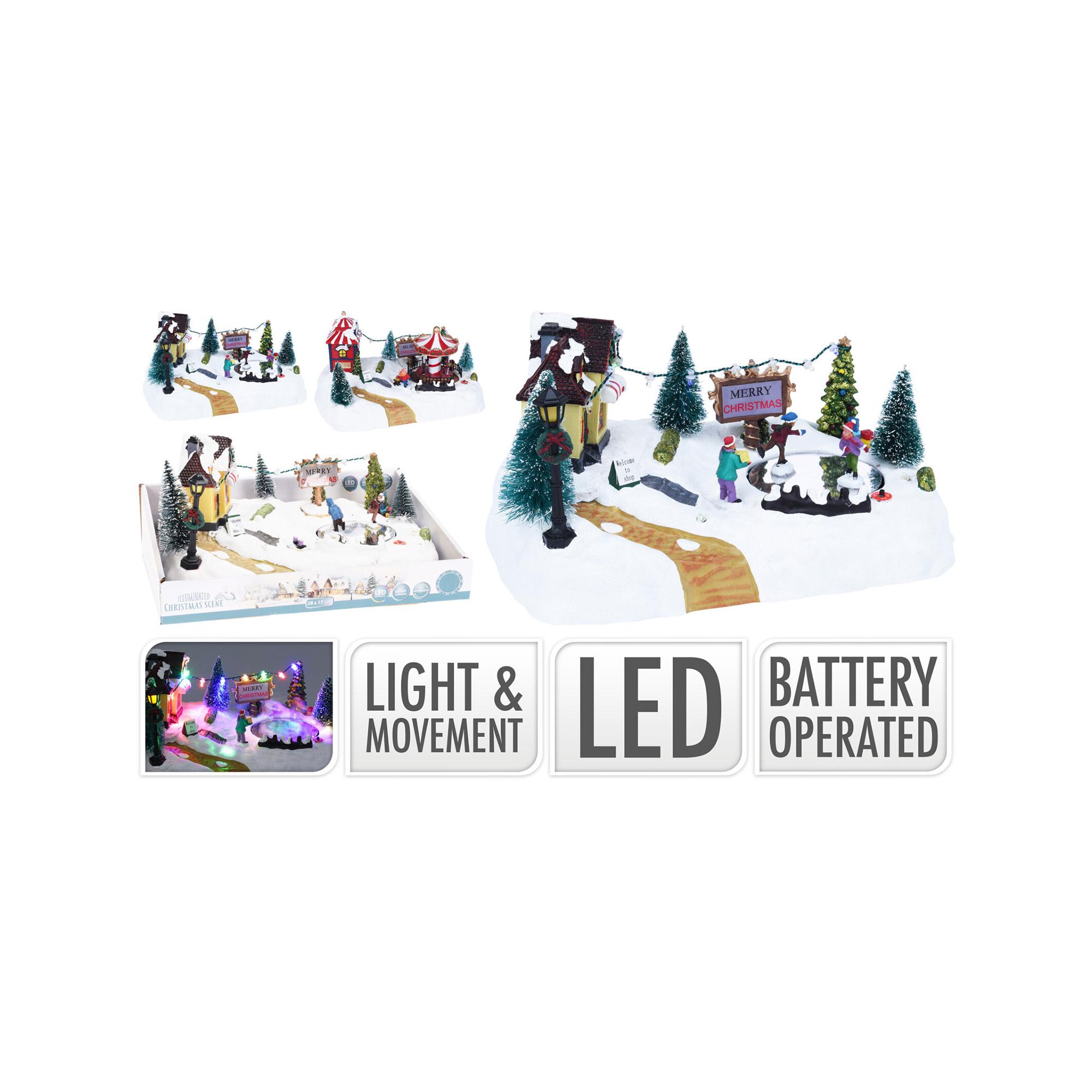  Decorazione di Natale a LED Weihnachtsmarkt 