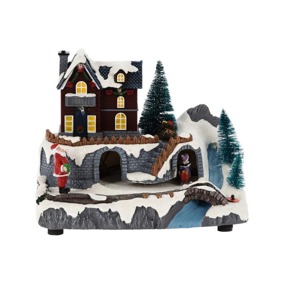  Décoration de Noël à LED Winterbahnhof 