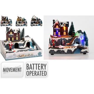  Décoration de Noël à LED Winterbahnhof 