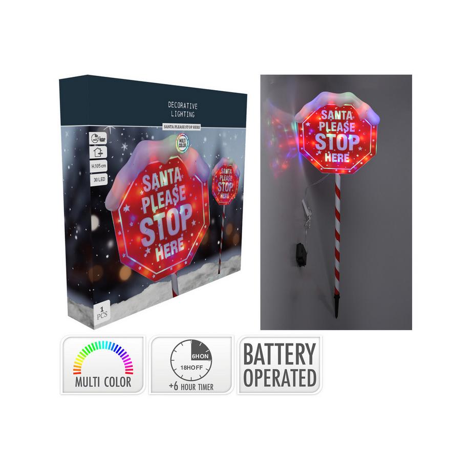  Decorazione di Natale a LED Santa 