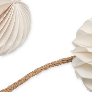  Guirlande lumineuse LED avec batterie Papier-Kugeln 