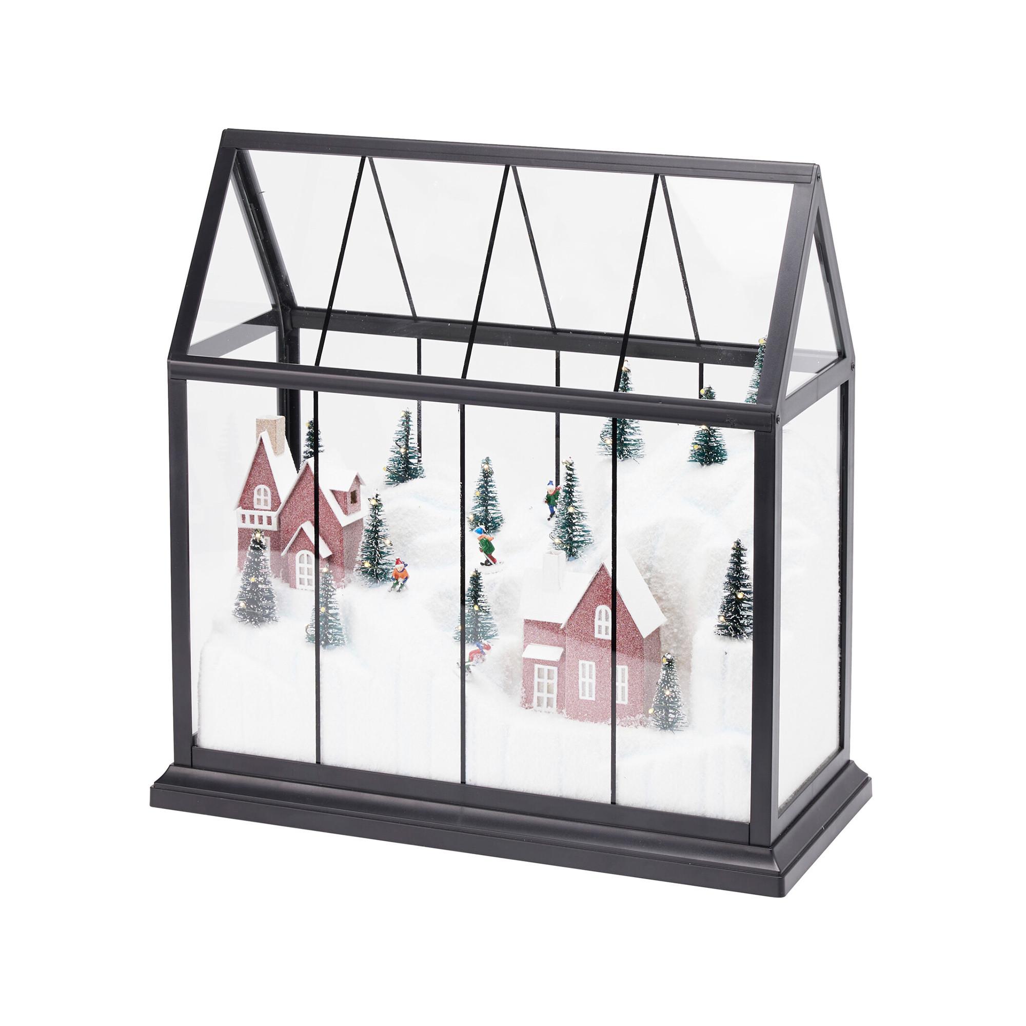  Decorazione di Natale a LED Schneebdecktes Dorf 