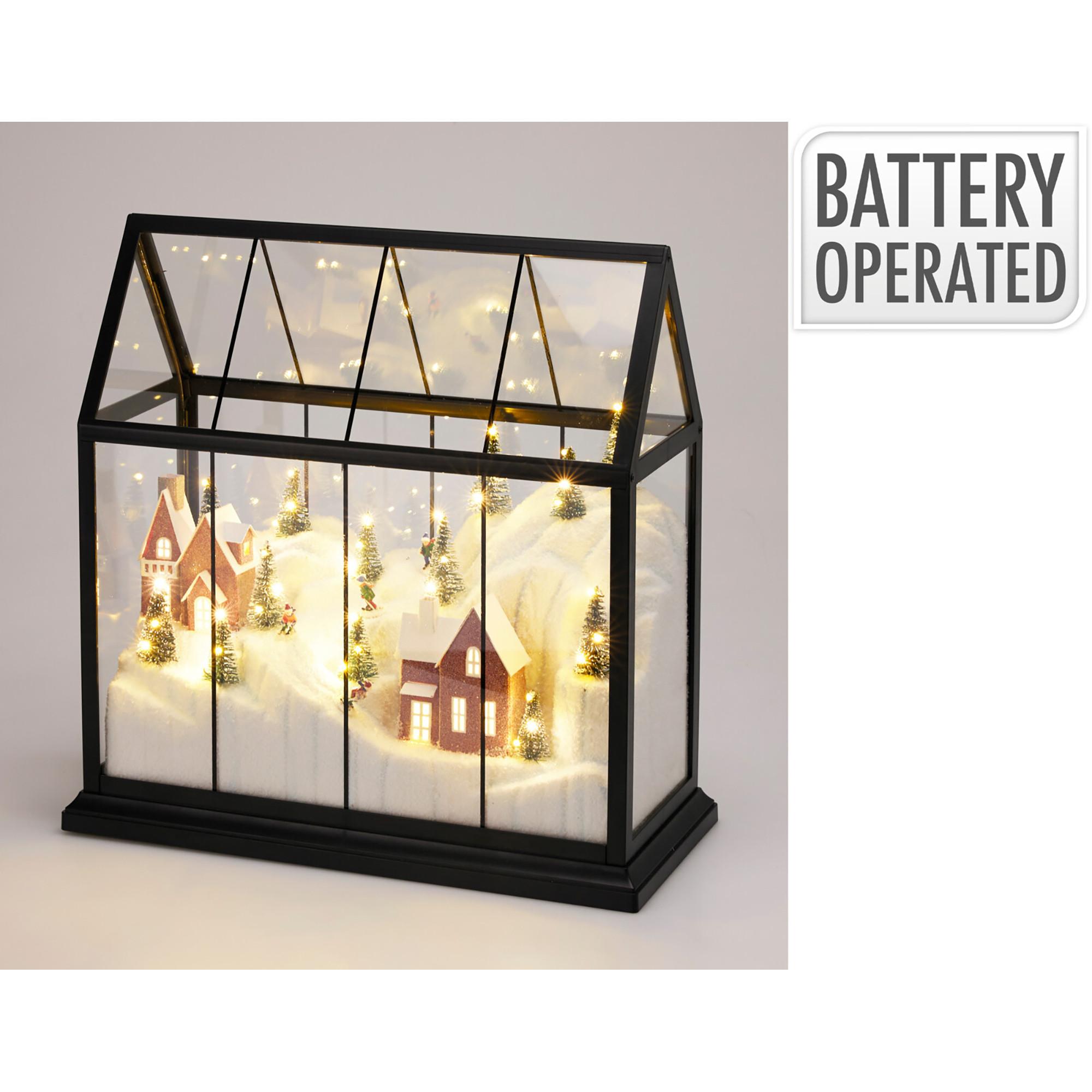  Decorazione di Natale a LED Schneebdecktes Dorf 