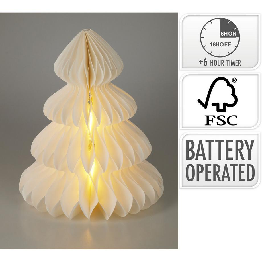 Manor Home Décoration de Noël à LED Tannenbaum 