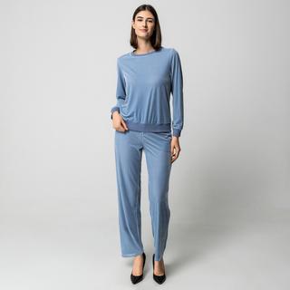 Manor Woman Felpa Velluto Regular Fit  