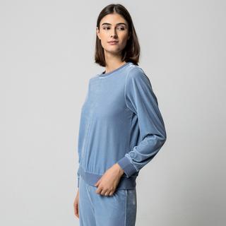 Manor Woman Felpa Velluto Regular Fit  