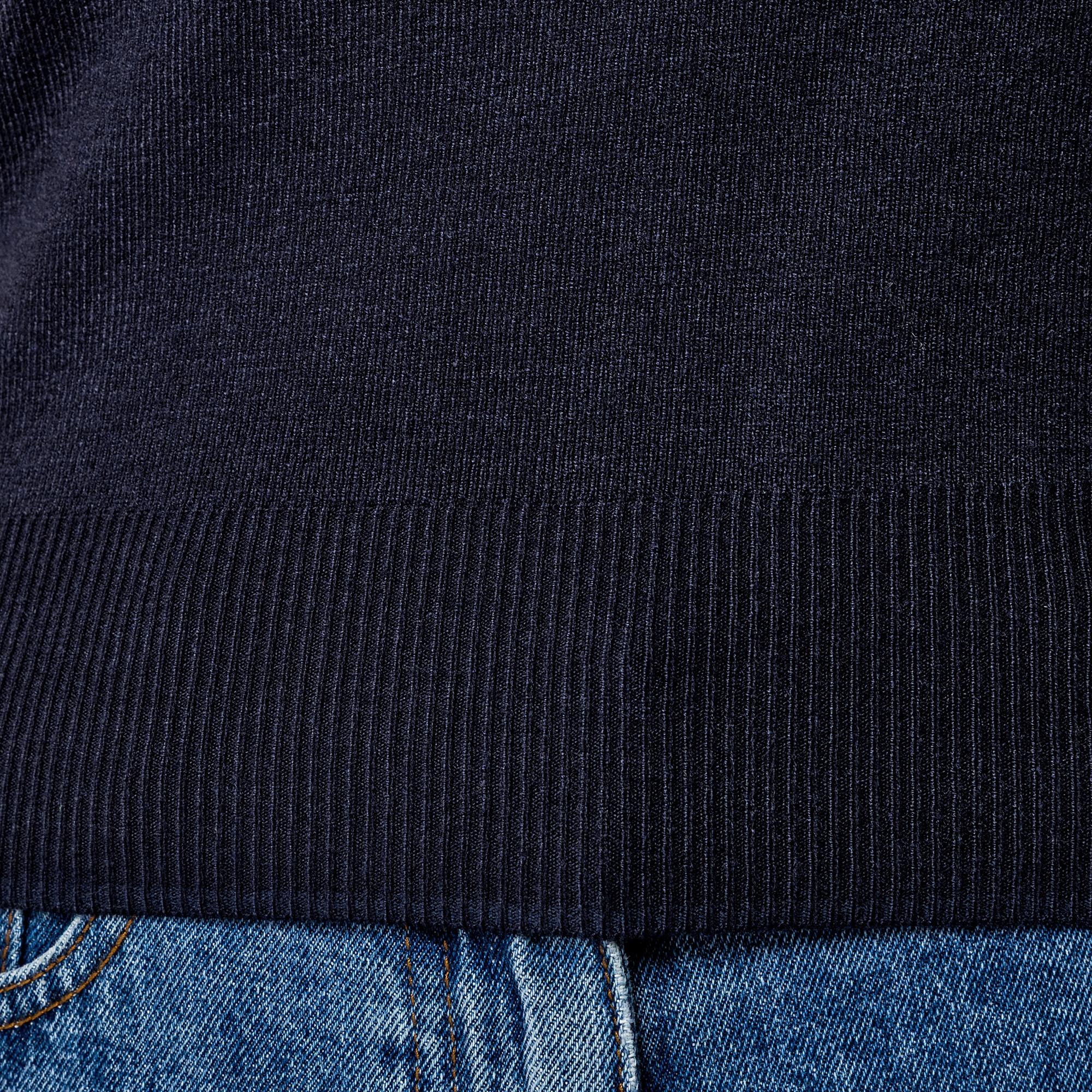 Manor Woman Maglione Polo a Maniche Corte con Colletto Borchiato  