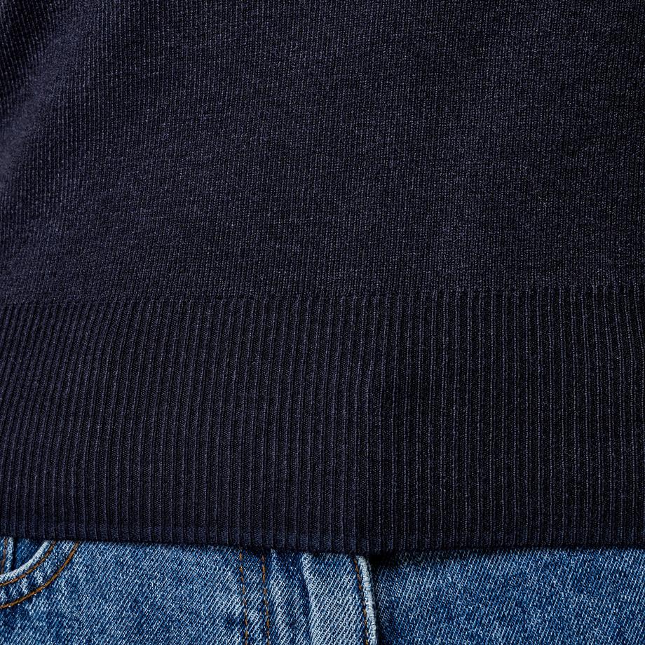 Manor Woman Maglione Polo a Maniche Corte con Colletto Borchiato  