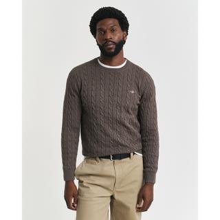 GANT Pull Col Rond Maille Torsadée  