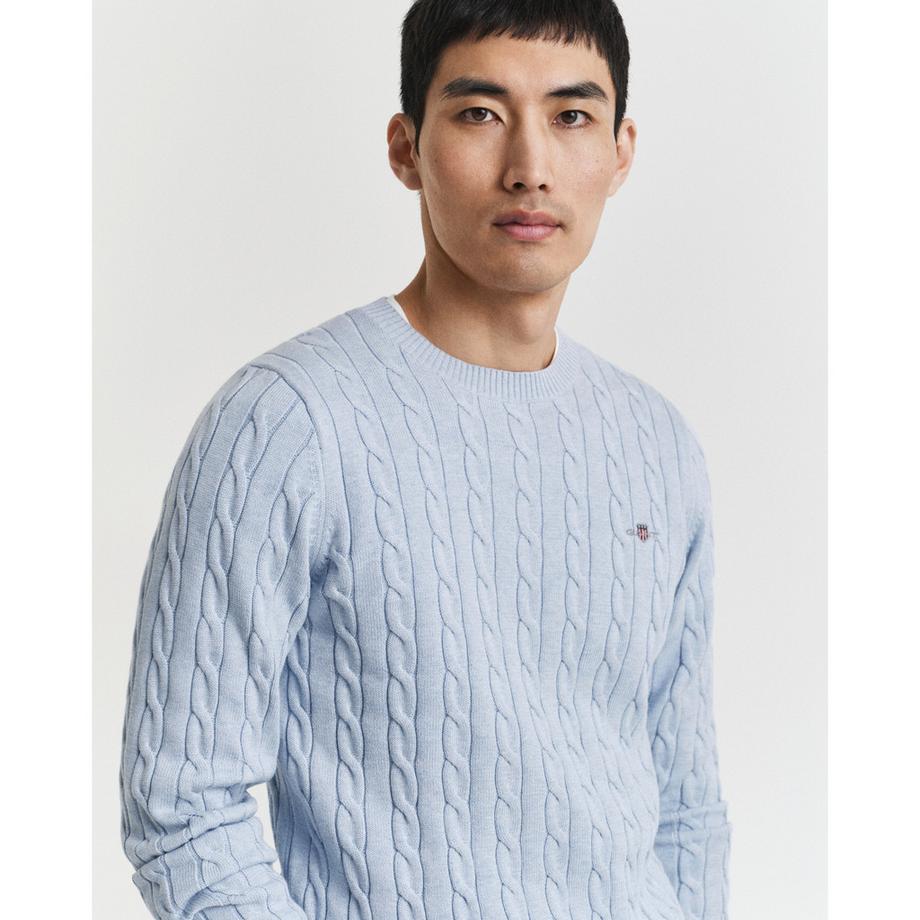 GANT Maglione Girocollo a Treccia  