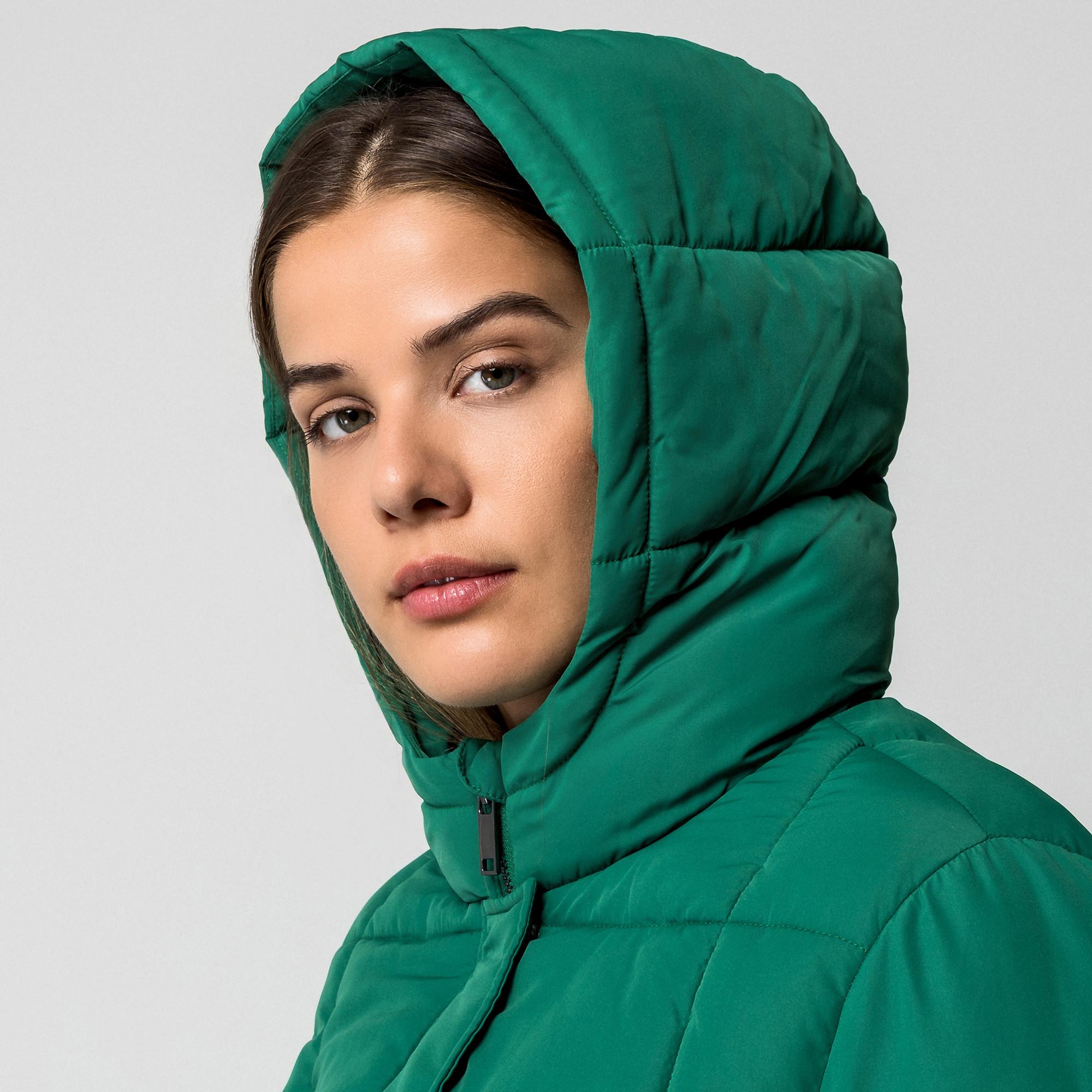 Manor Woman Piumino trapuntato con cappuccio  