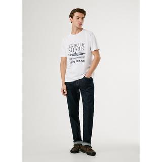 GANT The Blue Shark Grafikdruck T-Shirt  