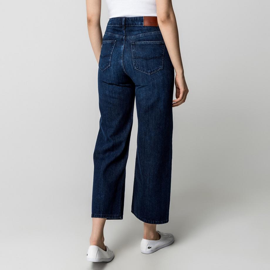 Pepe Jeans London Lexa Straight Fit High Waist Wide Leg Jeans  